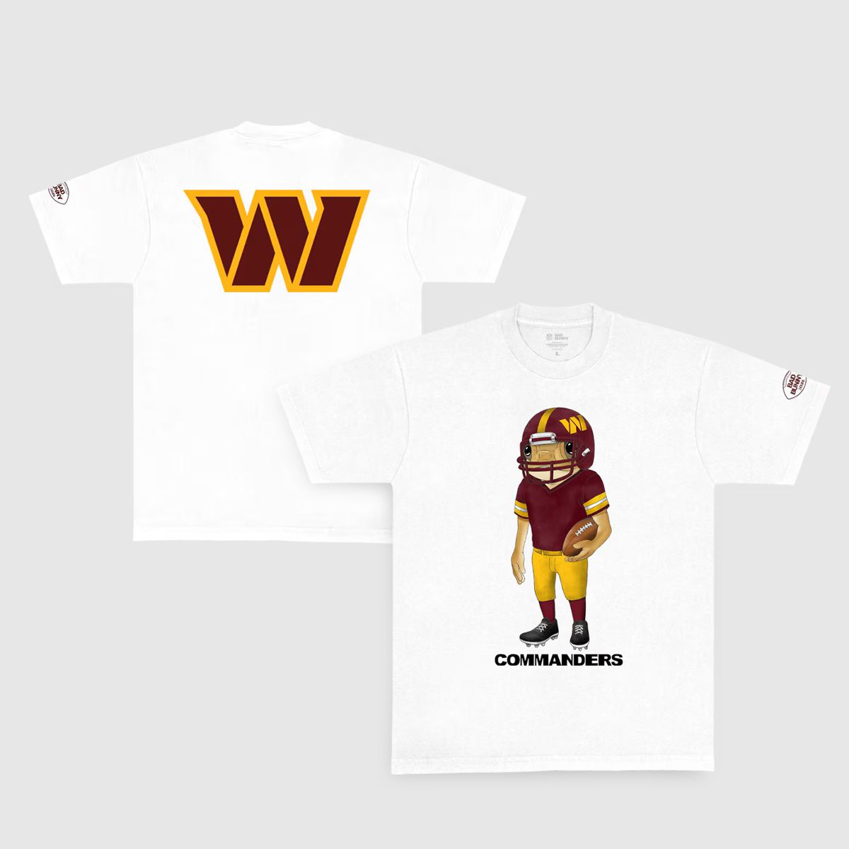 Men 2026 NFL Washington Commanders T-shirt white 001->washington commanders->NFL Jersey